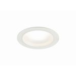 Sylvania LED Downlight Start IP44 150 Aluminium White 12W 1200lm 74D - 830 Warm White | Cutout 150mm - IP54 - Dimmable