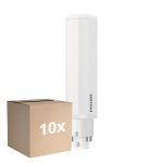 Multipack 10x Philips CorePro PL-C LED 5.5W 660lm - 840 Cool White | 4-Pin - Replaces 13W