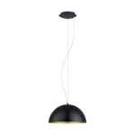 Eglo Pendant Gaeta 1 Steel Black Gold | IP20 - Suitable for 1x E27 