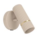 Eglo Wall Light Caminia Steel Sanded 4.7W 345lm - 830 Warm White | IP20 - Incl. 1x GU10