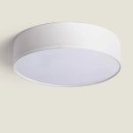 Bright Choice LED Ceiling Round Textile White | 500mm - Suitable for 3x E27 – Max 40W