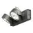 SLV Kalu Double Wall and Ceiling Light Aluminium Black 31W 2000lm - 830 Warm White | Dimmable 