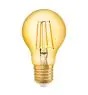 Osram Vintage 1906 LED E27 Pear Filament Gold 4W 410lm - 824 Extra Warm White | Replaces 40W