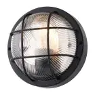 D'Lite Wall Light Ecco Black Round | IP54 - Suitable for 1x E27