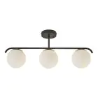 Nordlux Grant Pendant Glass Black | Suitable for 3x E14