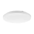 Eglo Wall and Ceiling Light Frania Steel White 5.5W 600lm - 830 Warm White | IP20 