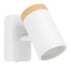 Eglo Wall Light Consuma White, Brown | Suitable for GU10