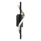 Eglo Wall Light Conaprato Steel Brushed Brass, Black 8.8W 1050lm - 827-840-865 CCT | Dimmable